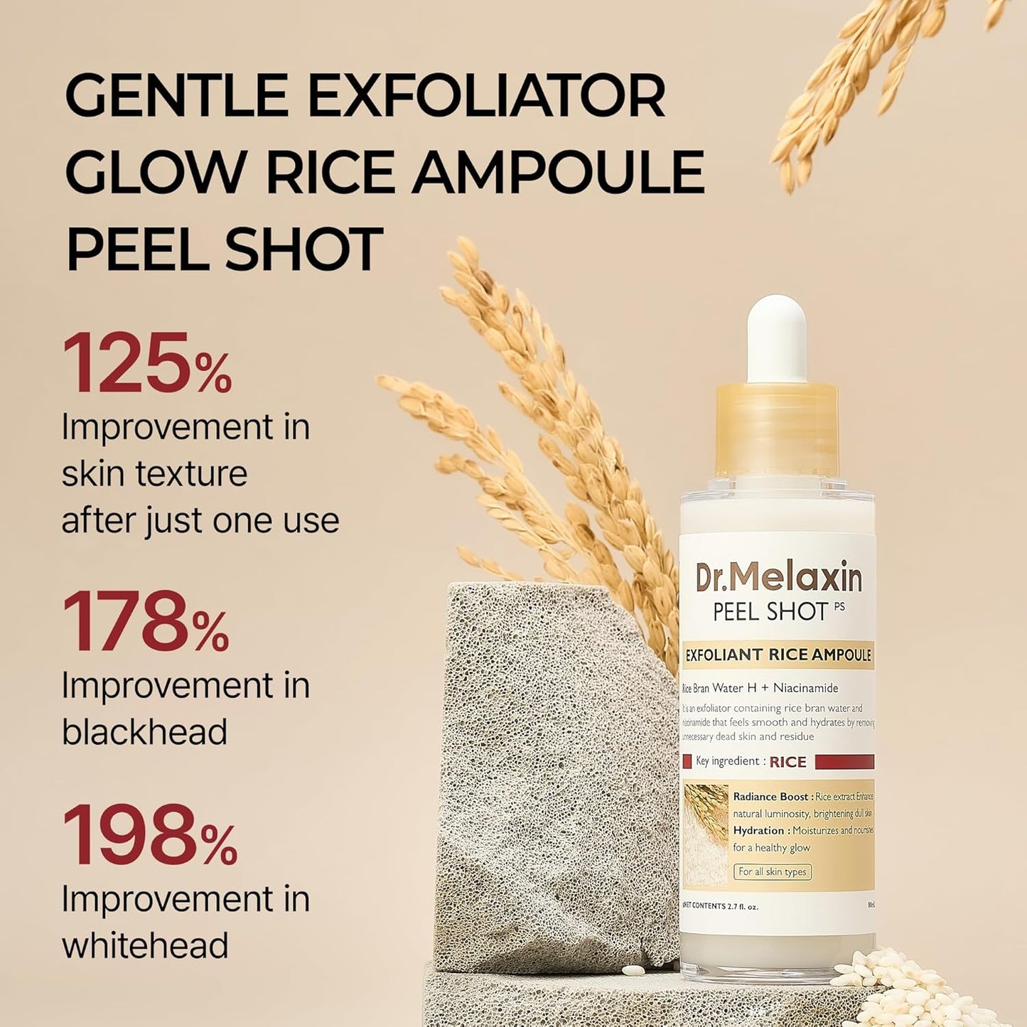 Dr.Melaxin Peel Shot Glow Rice Line