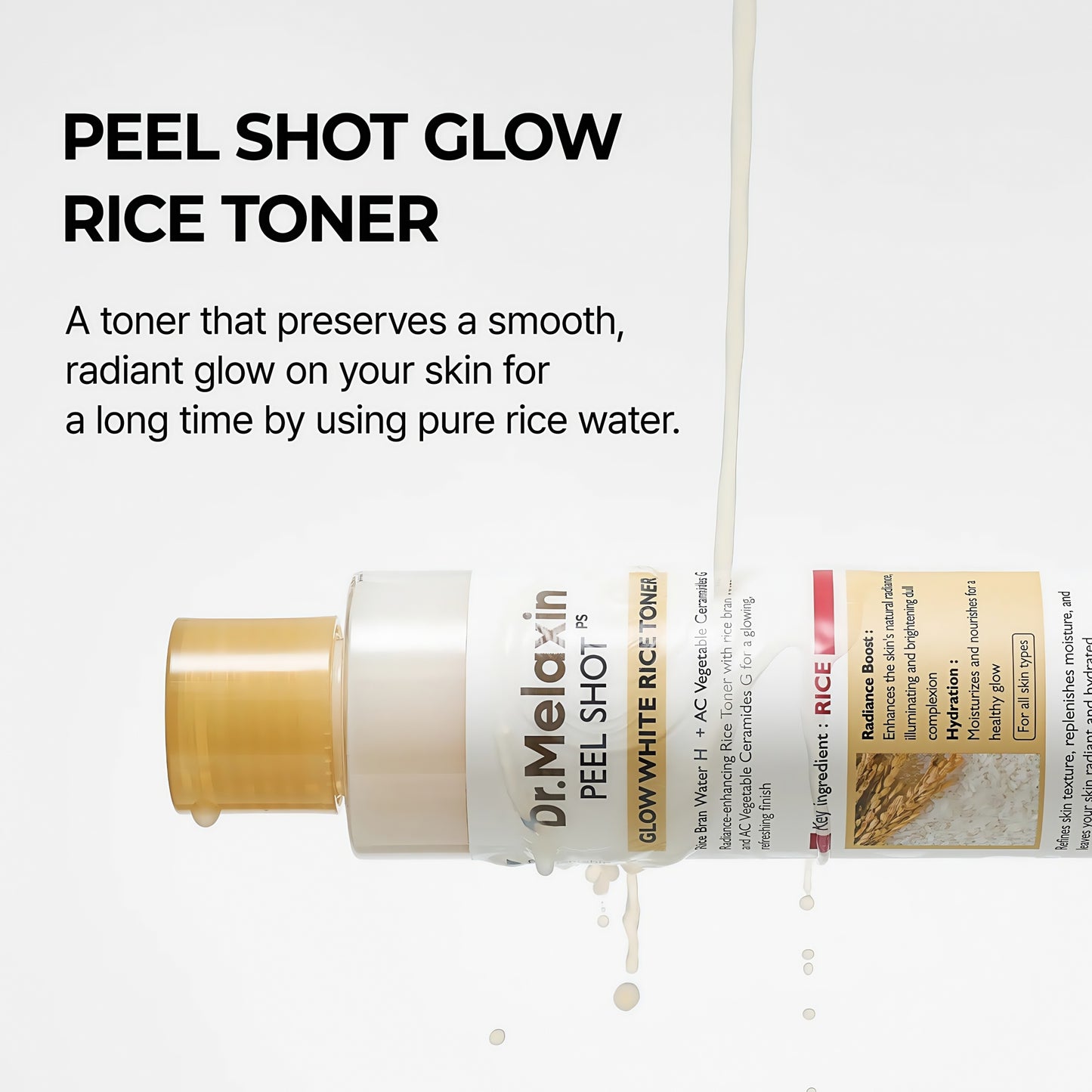 Dr.Melaxin Peel Shot Glow Rice Line