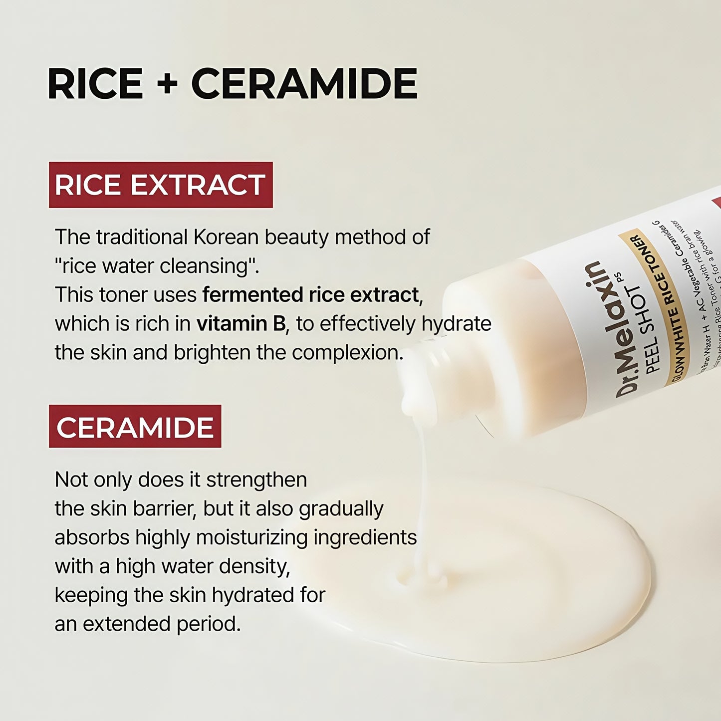 Dr.Melaxin Peel Shot Glow Rice Line